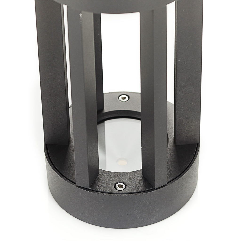 LED stolpelampe Jordis antrasitt aluminium sideprofil