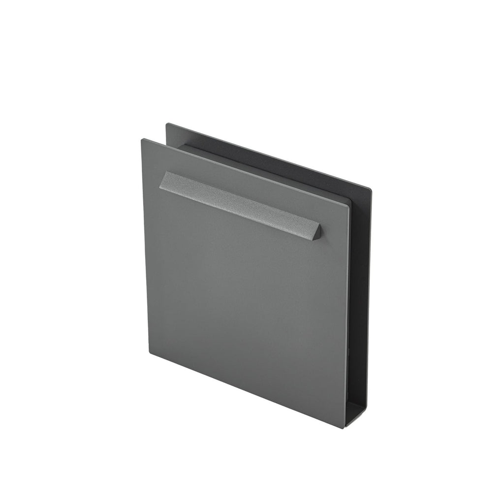 LED stolpelampe Joril antrasitt CCT 23 cm IP65 nærbilde av materiale