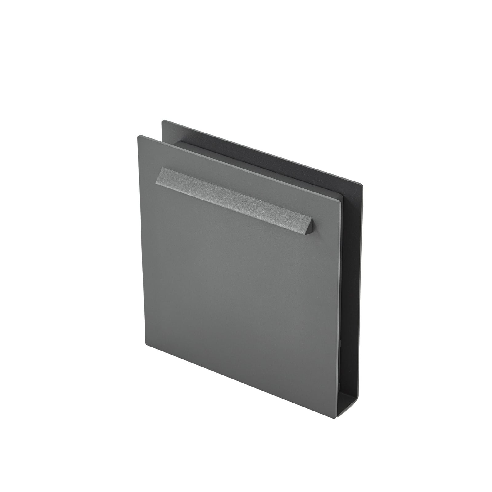 LED stolpelampe Joril antrasitt CCT 23 cm IP65 nærbilde av materiale