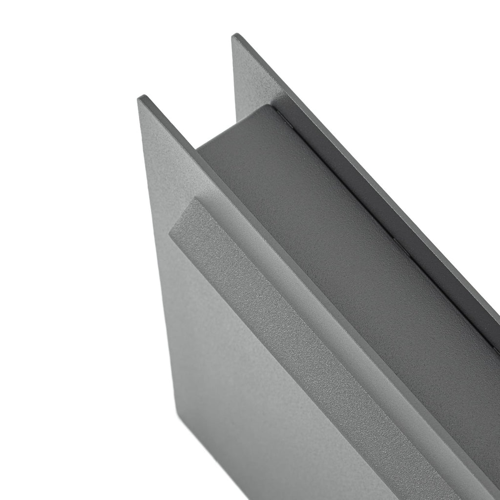 LED stolpelampe Joril antrasitt CCT 23 cm IP65 sideprofil
