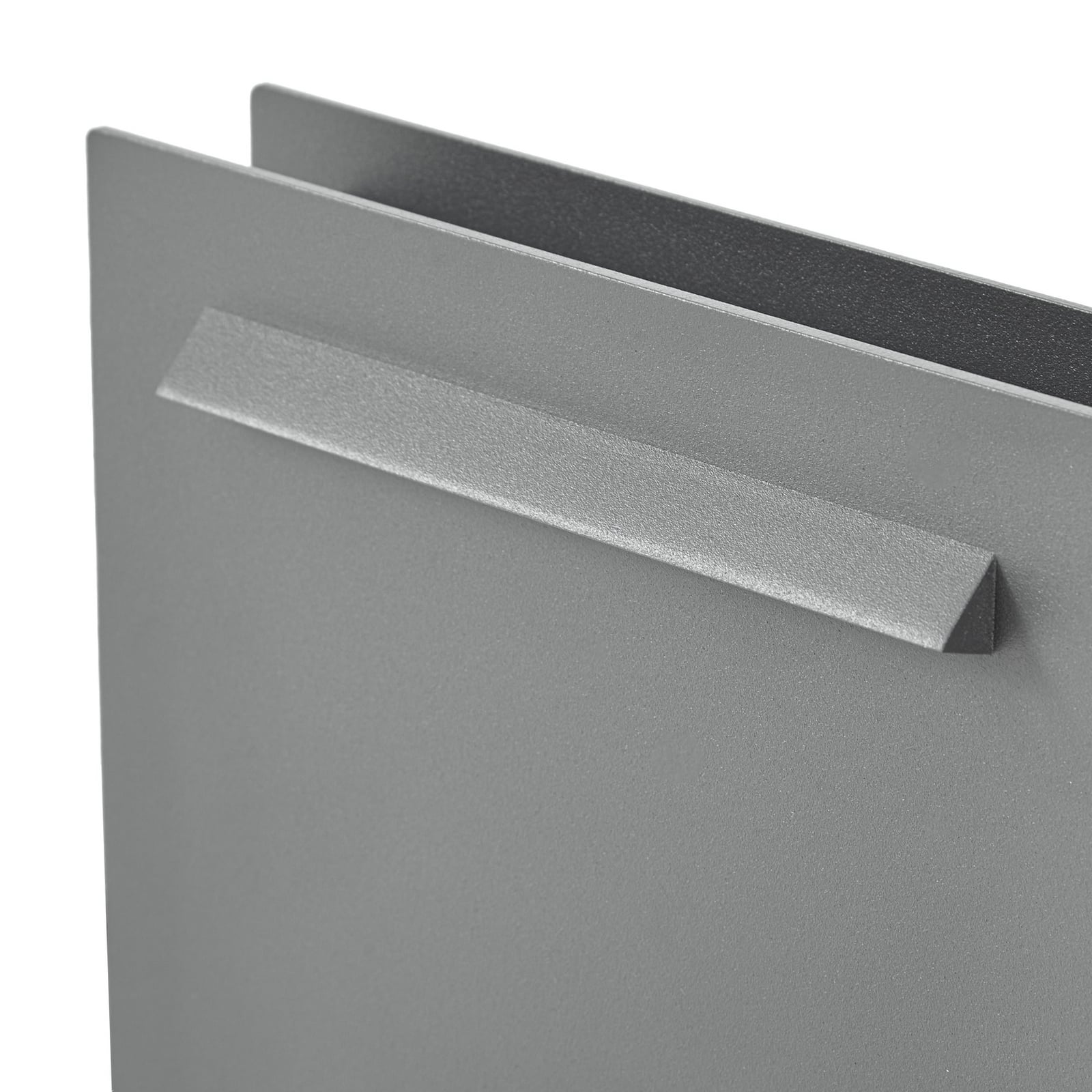 LED stolpelampe Joril antrasitt CCT 23 cm IP65 visning av DIP-switch