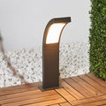 LED stolpelampe Juvia antrasitt aluminium forfra