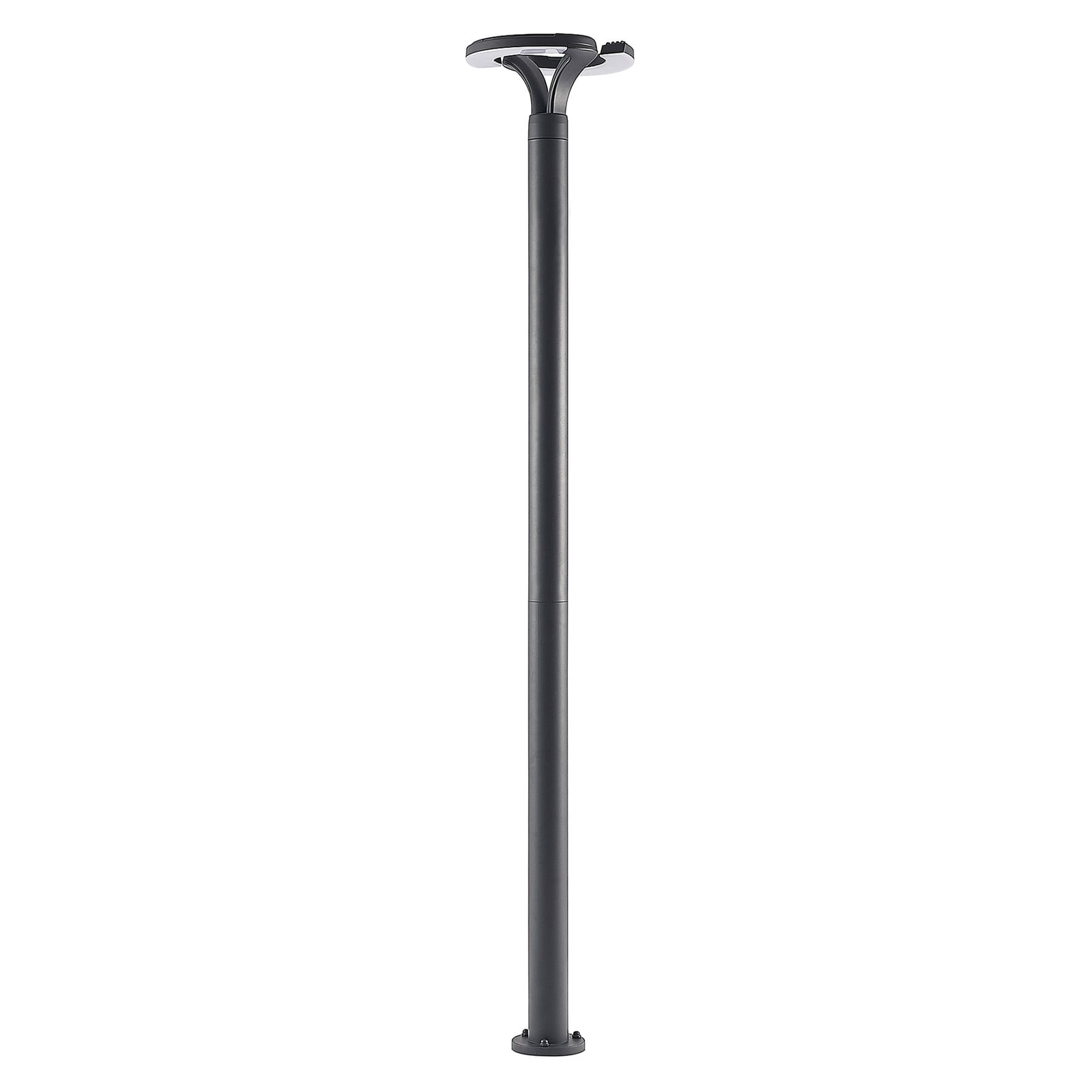 Detalj av LED stolpelampe Keily sirkel antrasitt 160 cm IP54