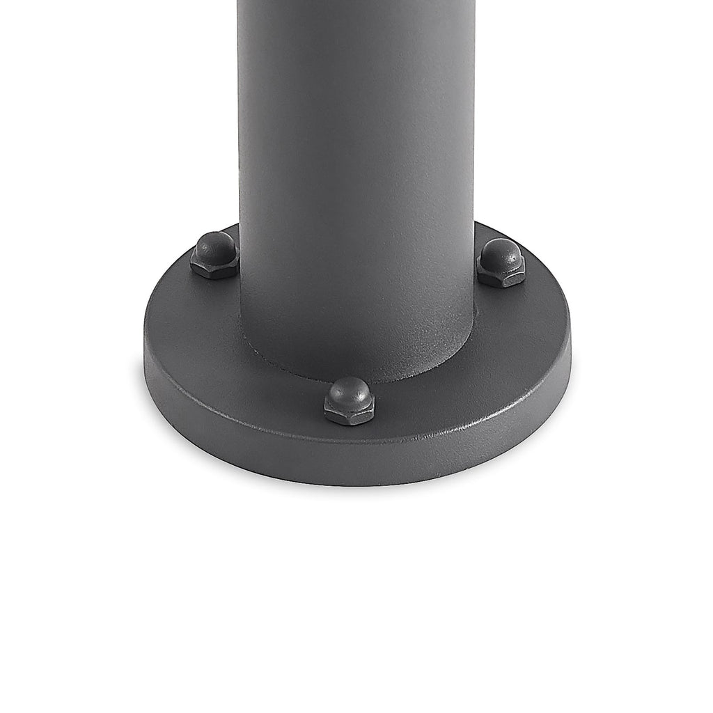 LED stolpelampe Keily sirkel antrasitt 160 cm IP54 ved inngangsparti