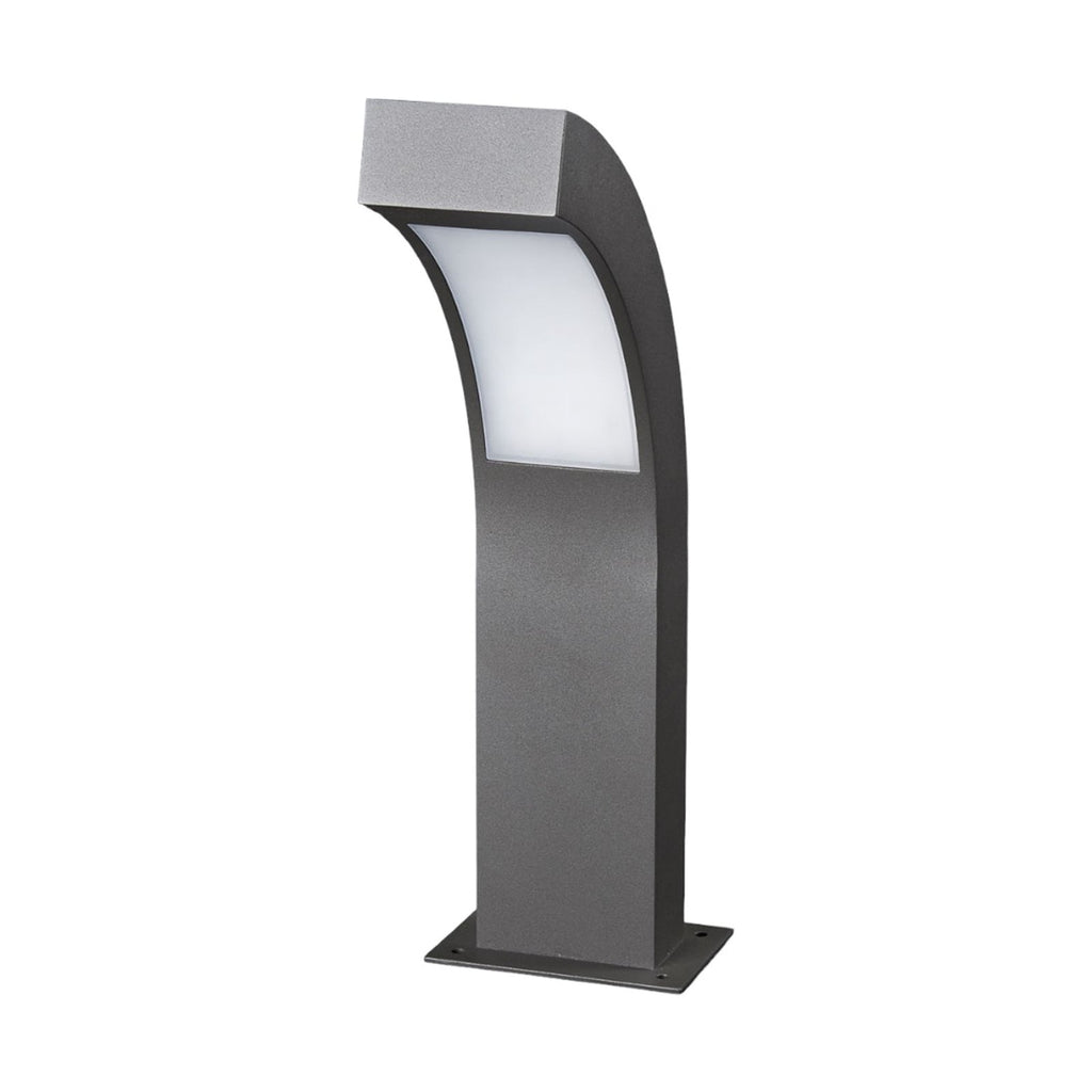 Detalj av LED stolpelampe Lennik antrasitt 40 cm IP54 lysåpning