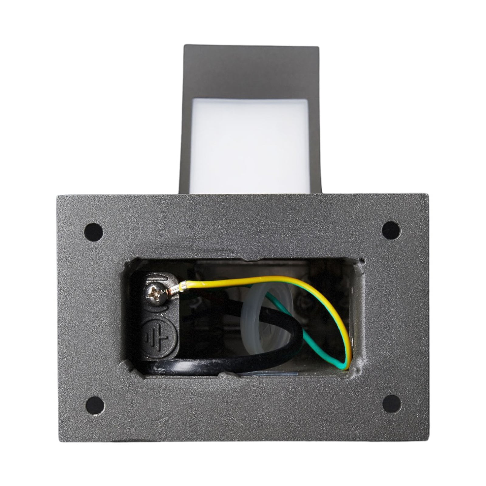LED stolpelampe Lennik antrasitt aluminium med IP54-merking