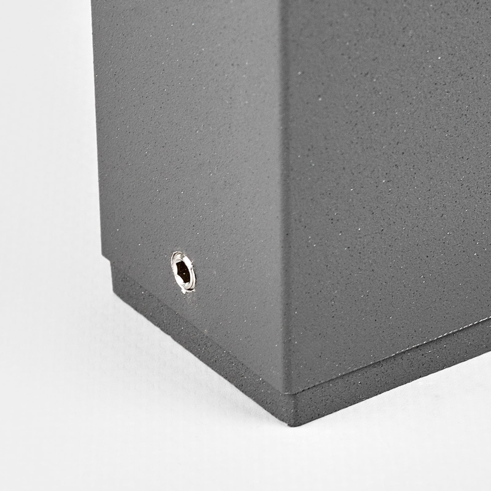LED stolpelampe Leya 4-pakning antrasitt sideprofil