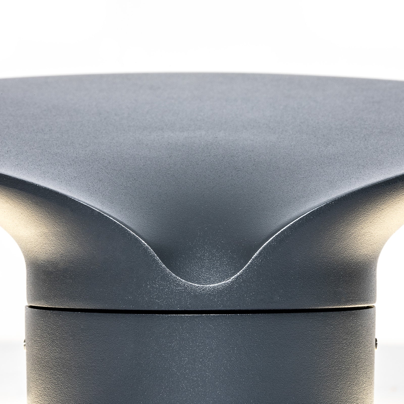 LED stolpelampe Lotus aluminium antrasitt IP65 18W detalj