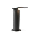LED stolpelampe Lotus aluminium antrasitt IP65 18W forfra