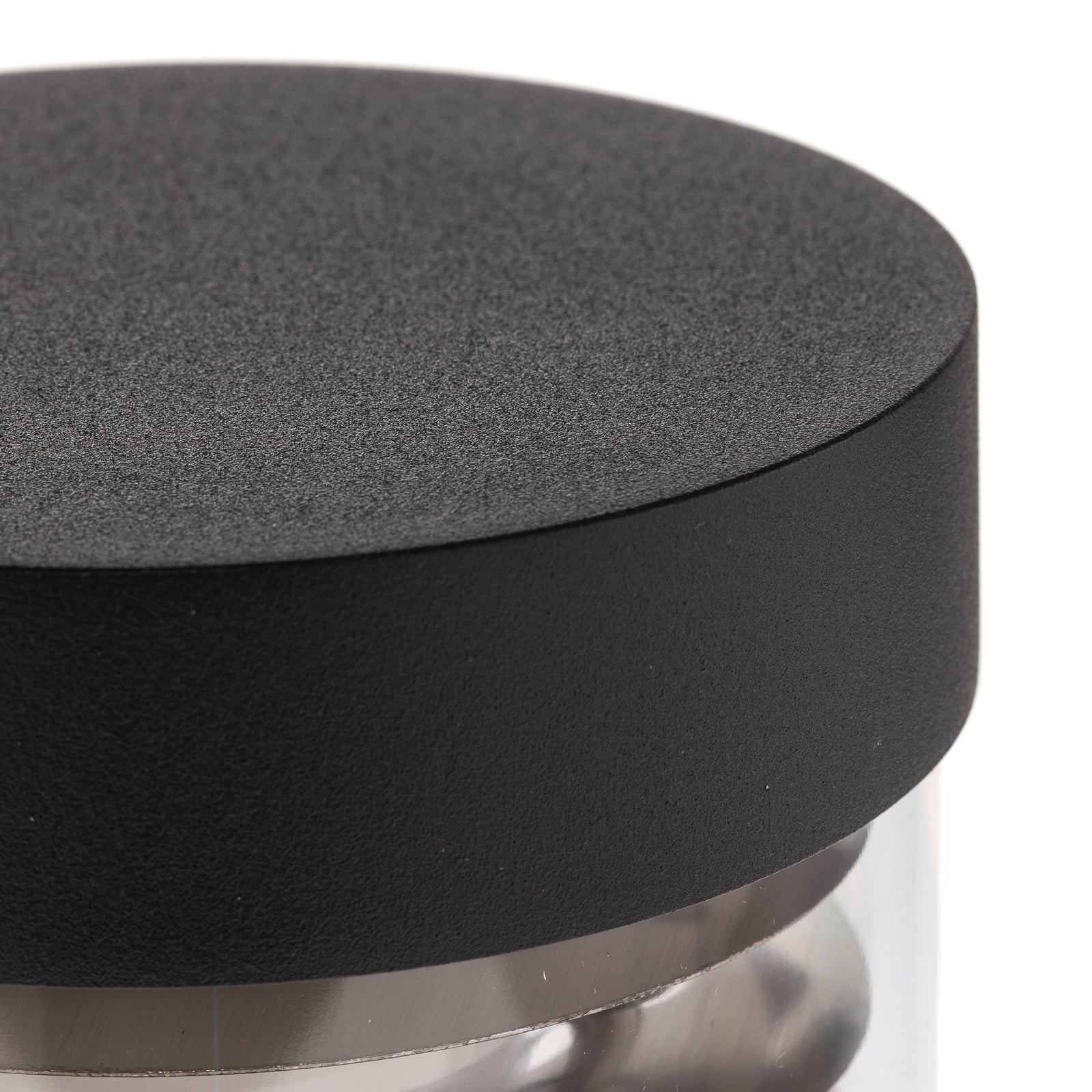 LED stolpelampe Lucius sylindrisk antrasitt Ø12 cm IP54 nærbilde av materiale