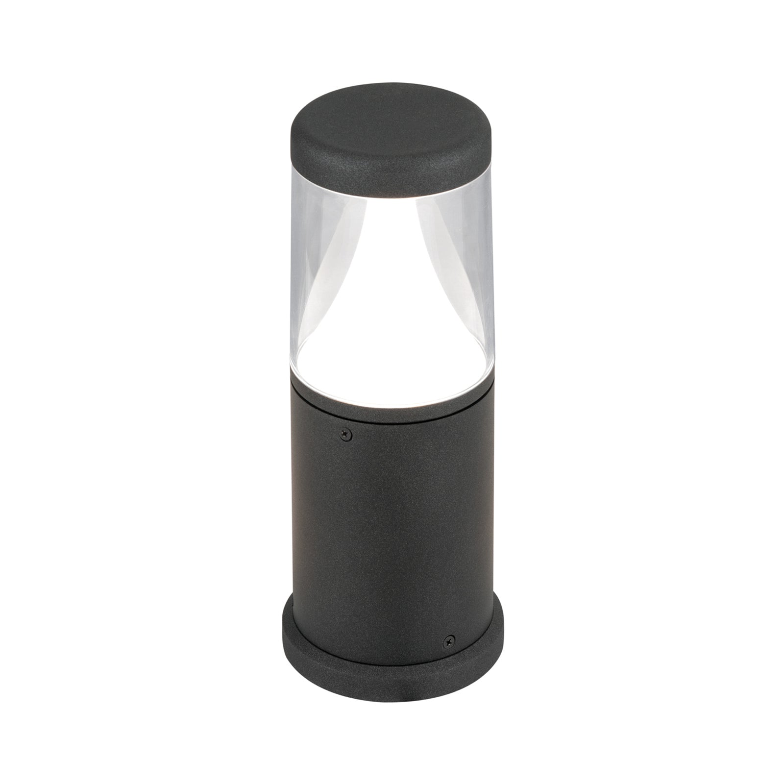 LED stolpelampe Midnight antrasitt 30 cm IP65 detalj