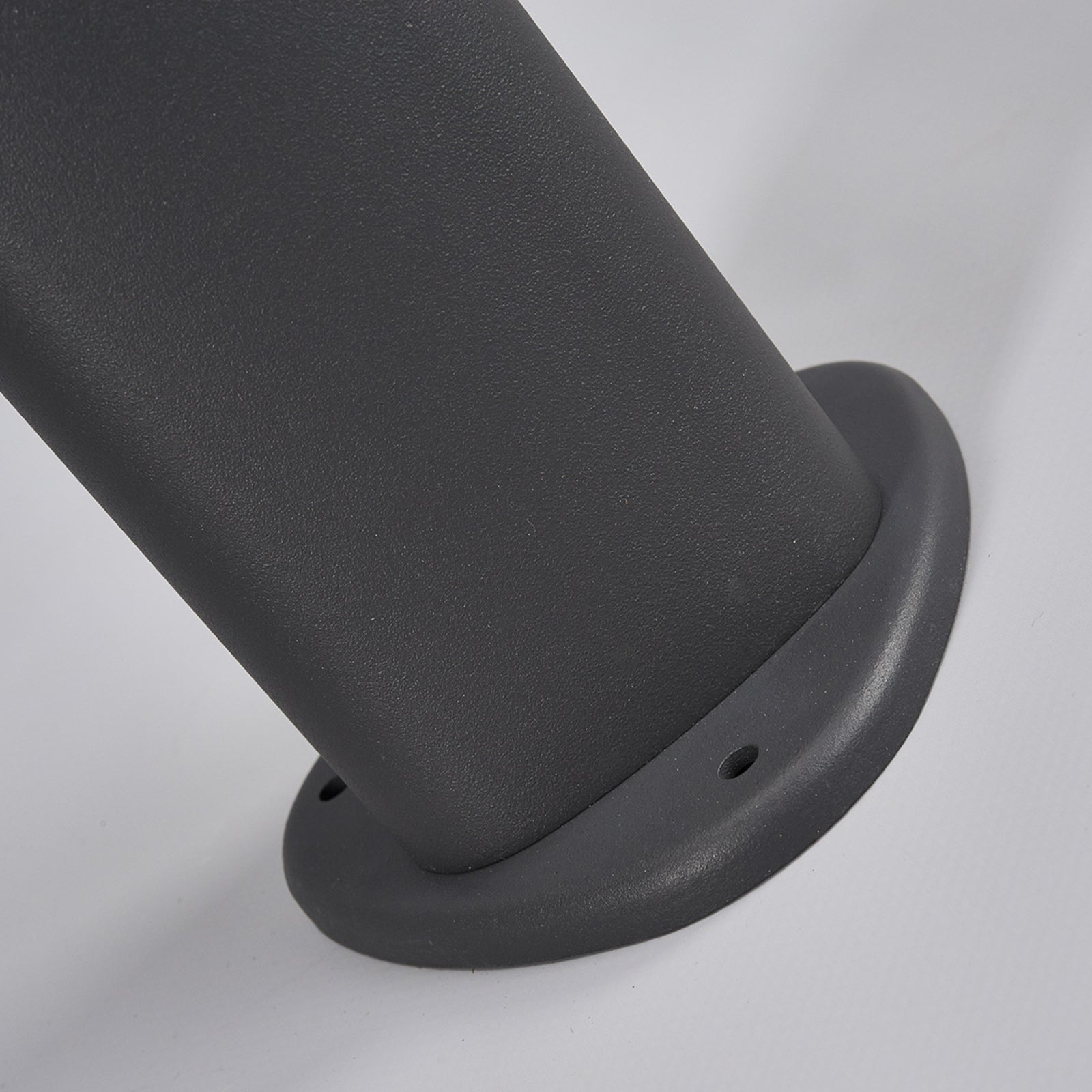 LED stolpelampe Milou trekantet antrasitt 30 cm IP54 sideprofil