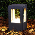 LED stolpelampe Nicola antrasitt aluminium forfra