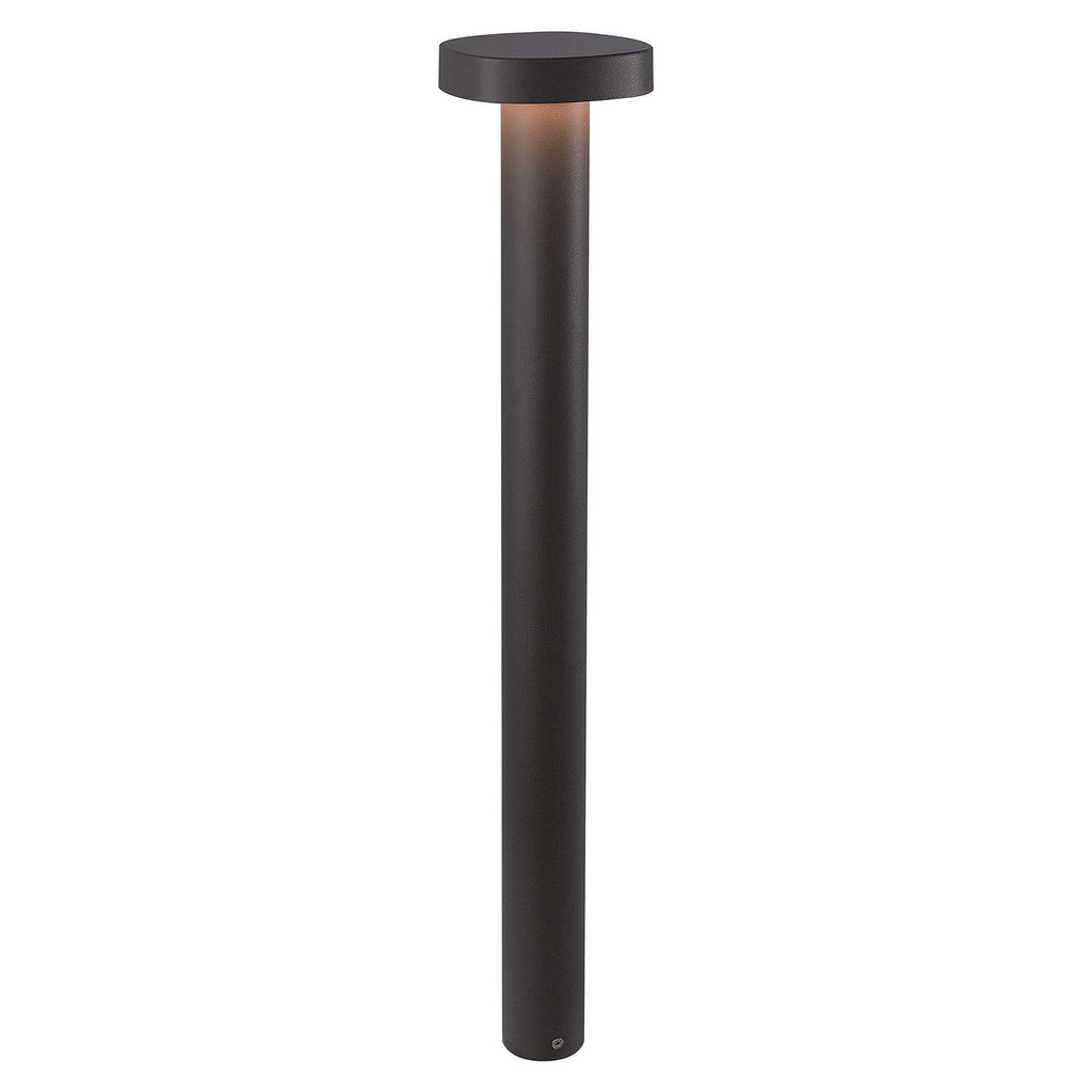 Detalj av LED stolpelampe Onda svart aluminium 50 cm