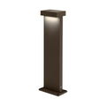 LED stolpelampe Palos Carré 2.0 bronse 50 cm dimbar IP65