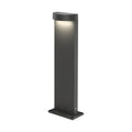 LED stolpelampe Palos Round 1.0 dimbar antrasitt IP65 fra forfra