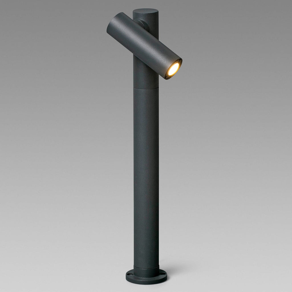 LED stolpelampe Spy-2 aluminium 43,5 cm 3000K IP65 forfra