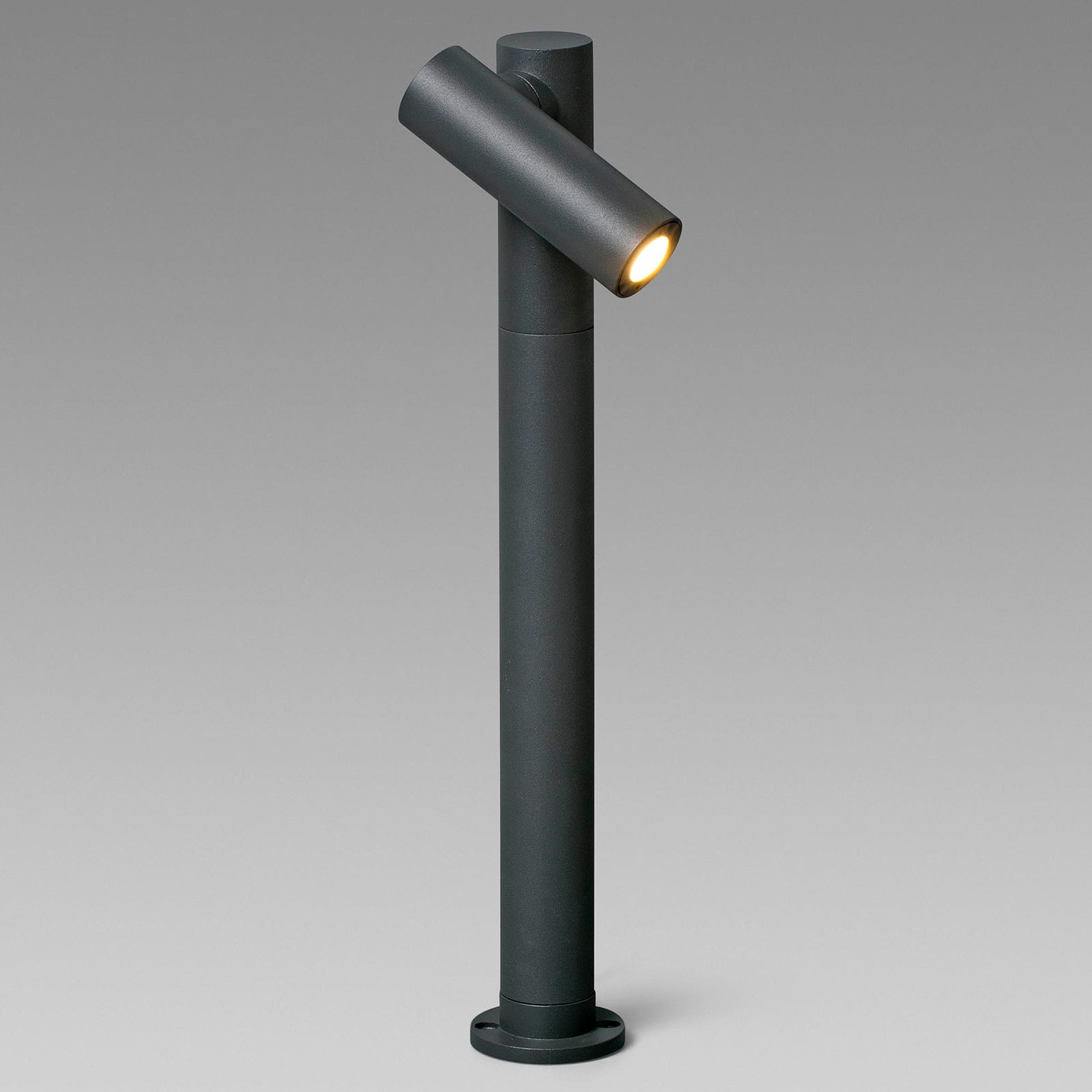LED stolpelampe Spy-2 aluminium 43,5 cm 3000K IP65 forfra