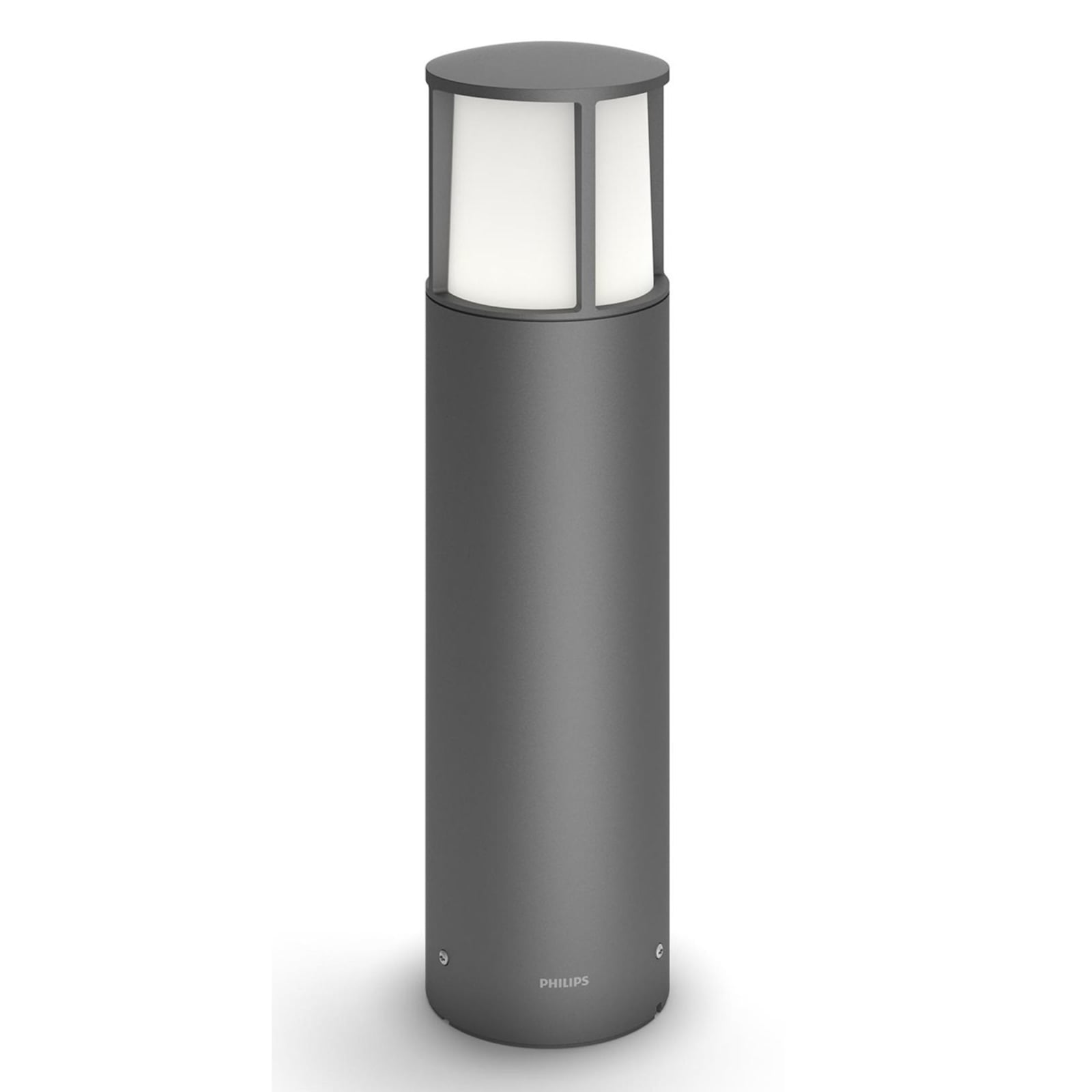 LED stolpelampe Stock antrasitt 40 cm IP44 Philips bakside