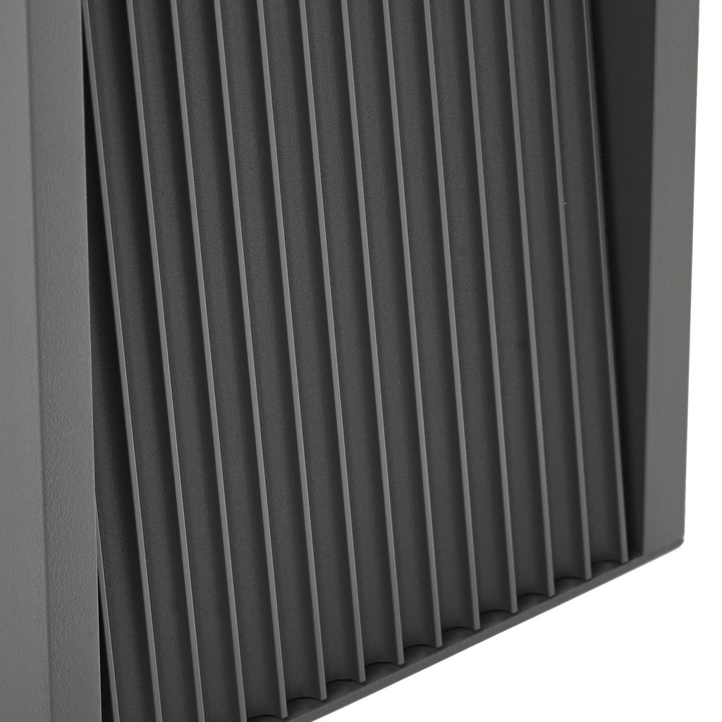 LED stolpelampe Tavion antrasitt aluminium 40 cm IP65 - Lucande