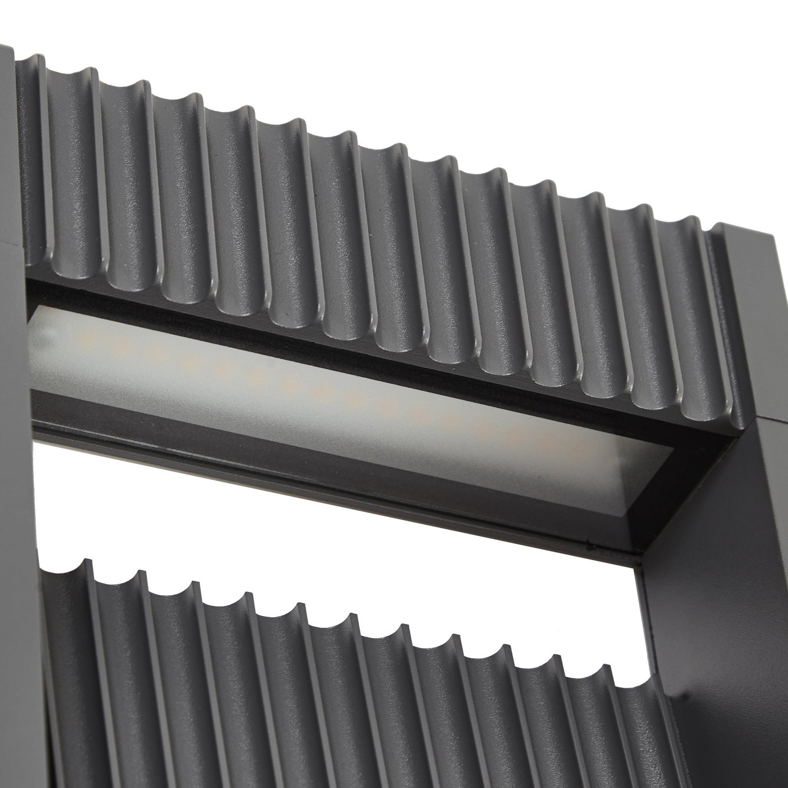 LED stolpelampe Tavion antrasitt aluminium 40 cm IP65 - Lucande