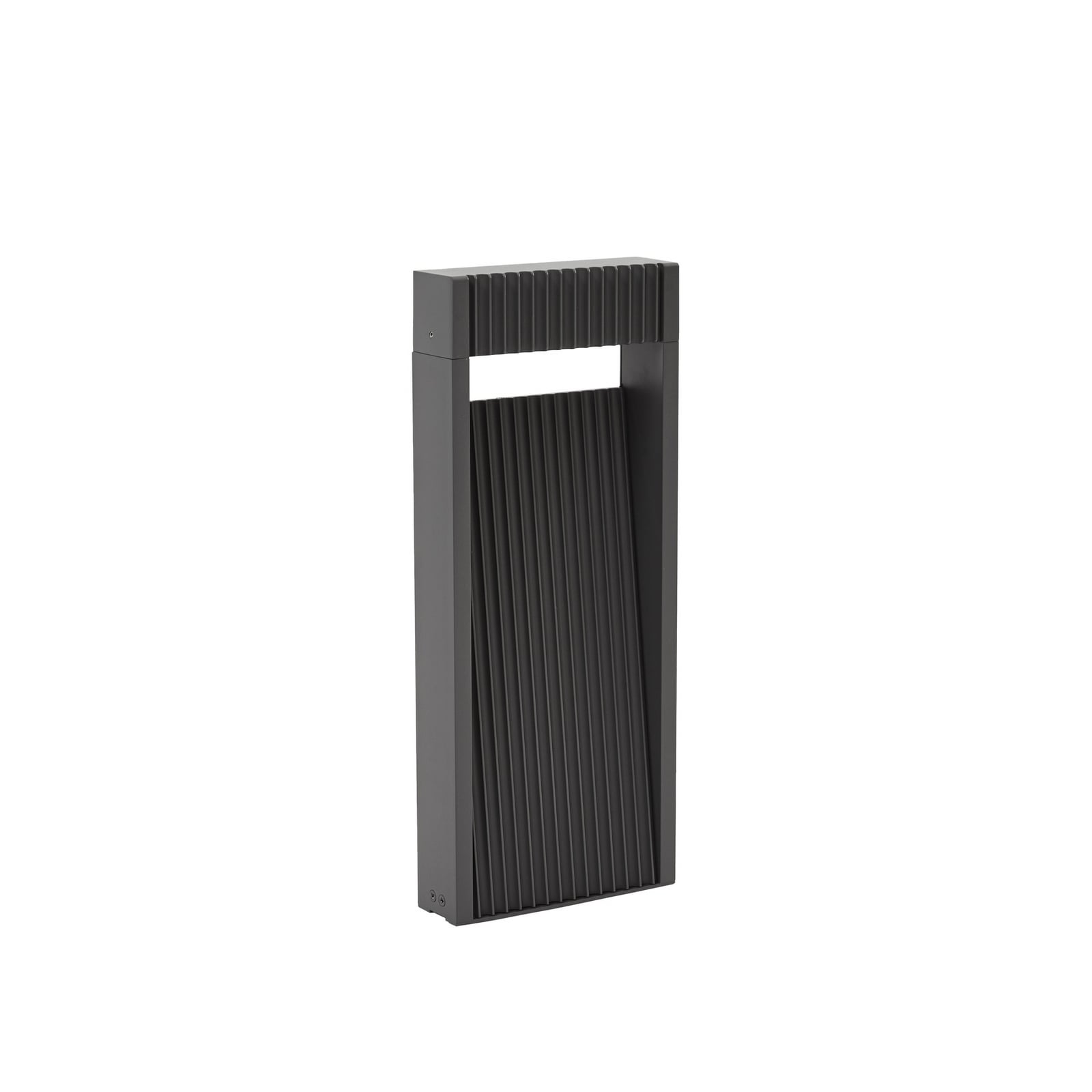 Nærbilde av LED stolpelampe Tavion antrasitt aluminium 40 cm
