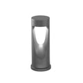 LED stolpelampe Teo svart aluminium 30 cm front