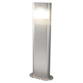 LED stolpelampe theLeda D BL AL forfra i aluminium