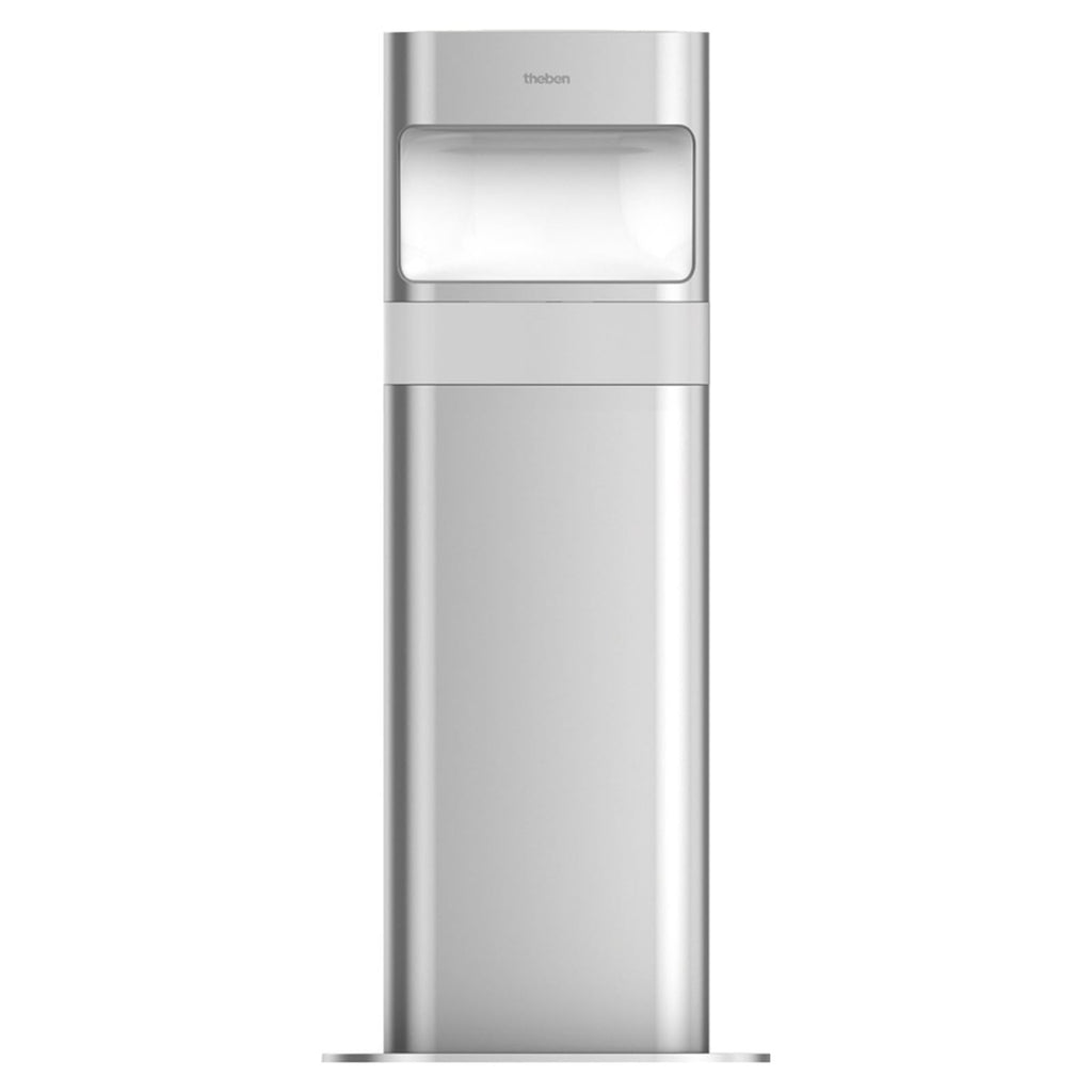 LED stolpelampe theLeda D BL AL sideprofil