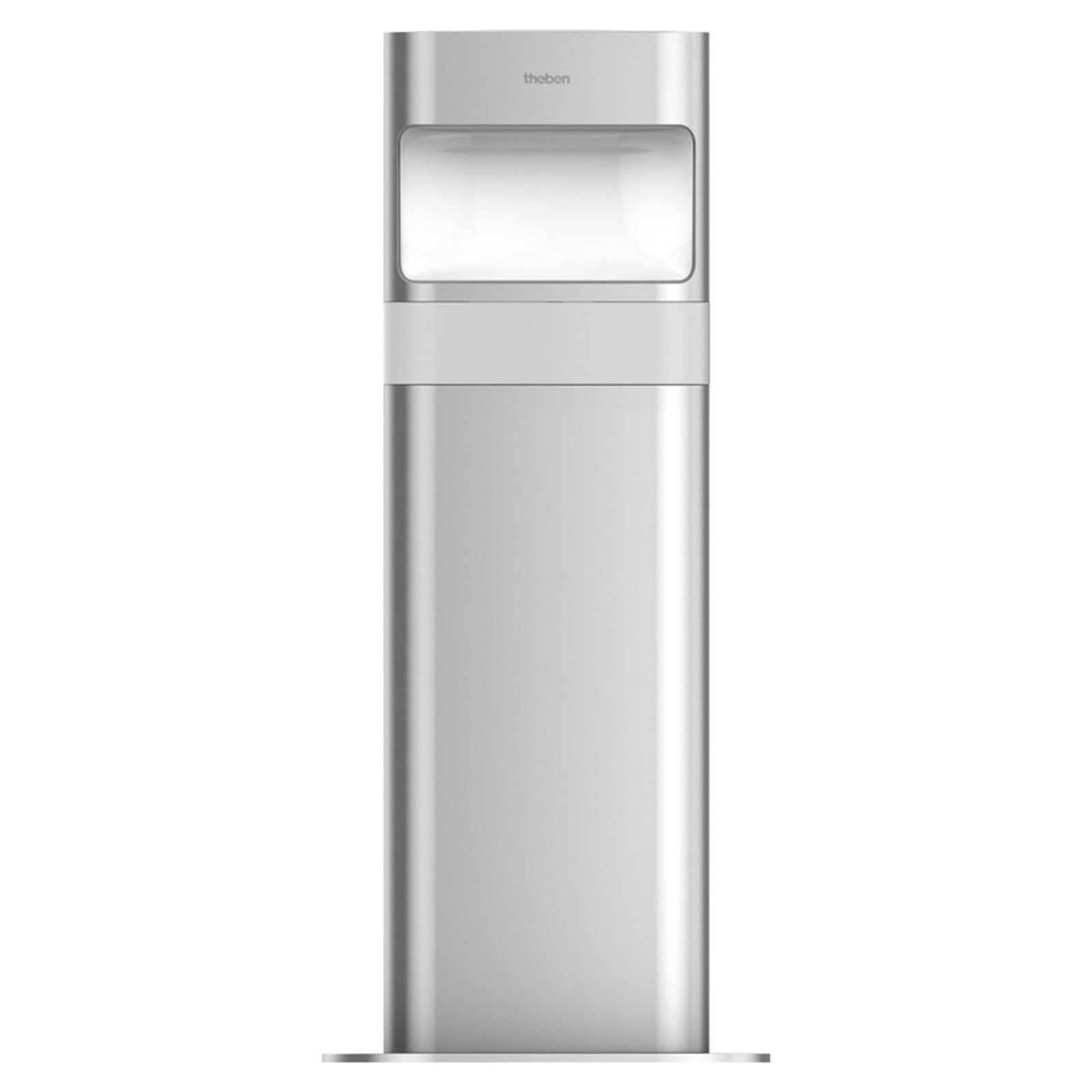LED stolpelampe theLeda D BL AL sideprofil