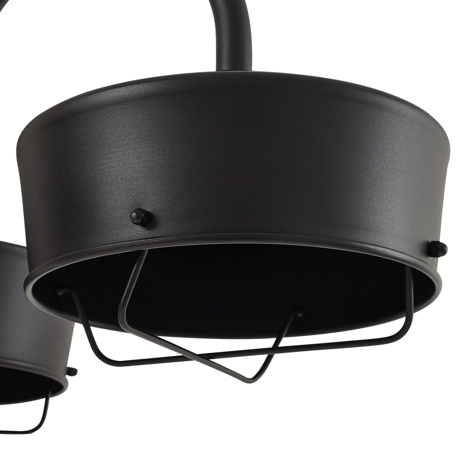 Montert LED stolpelampe Thorus svart 3-lys 204 cm IP44 i uteområde