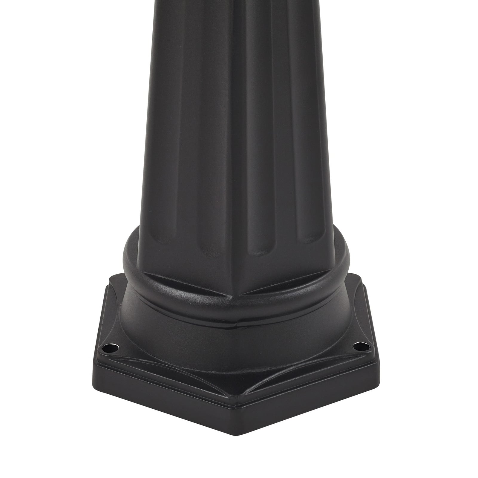 LED stolpelampe Thorus svart 3-lys 204 cm IP44 med lyskilder