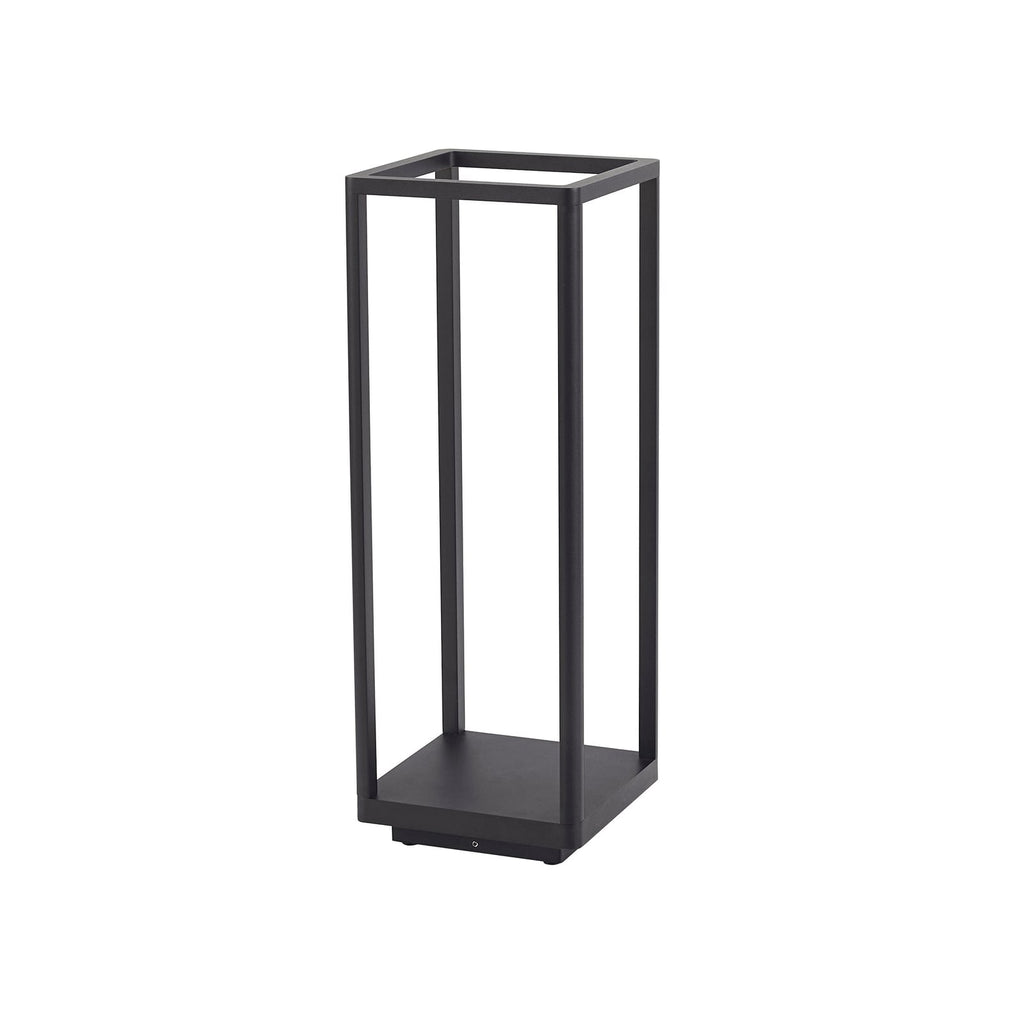 LED stolpelampe Thorvid svart aluminium 50 cm montert ute