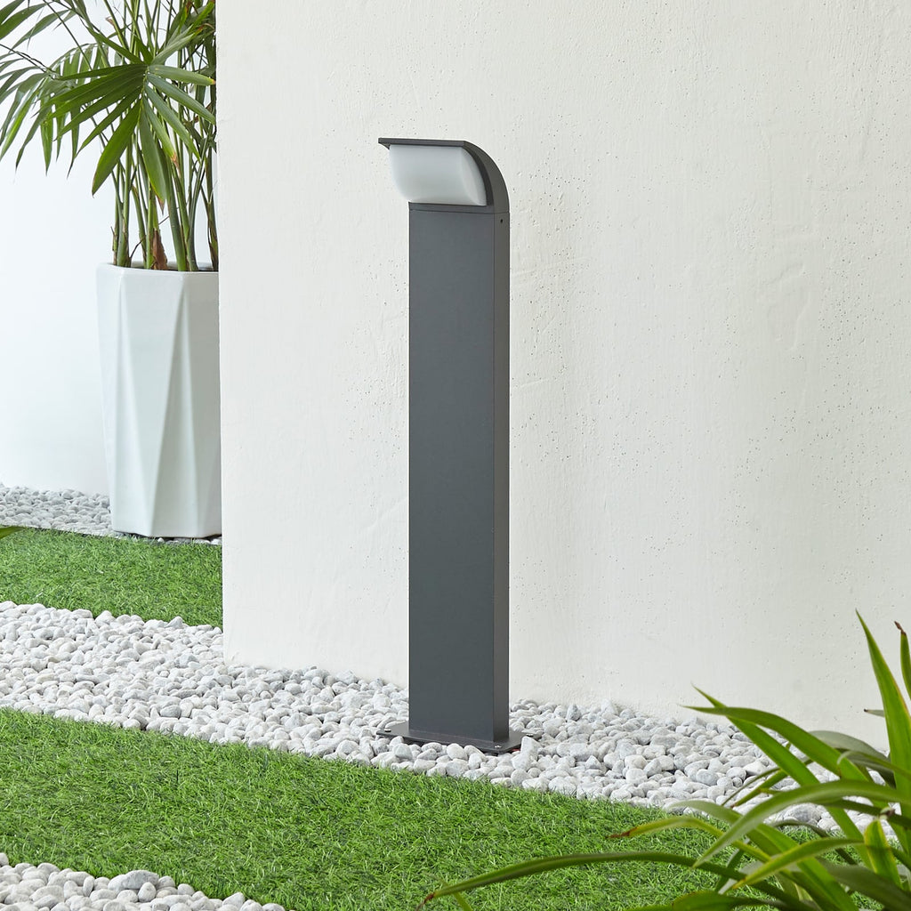 LED stolpelampe Tinna antrasitt 60 cm IP65 bakside
