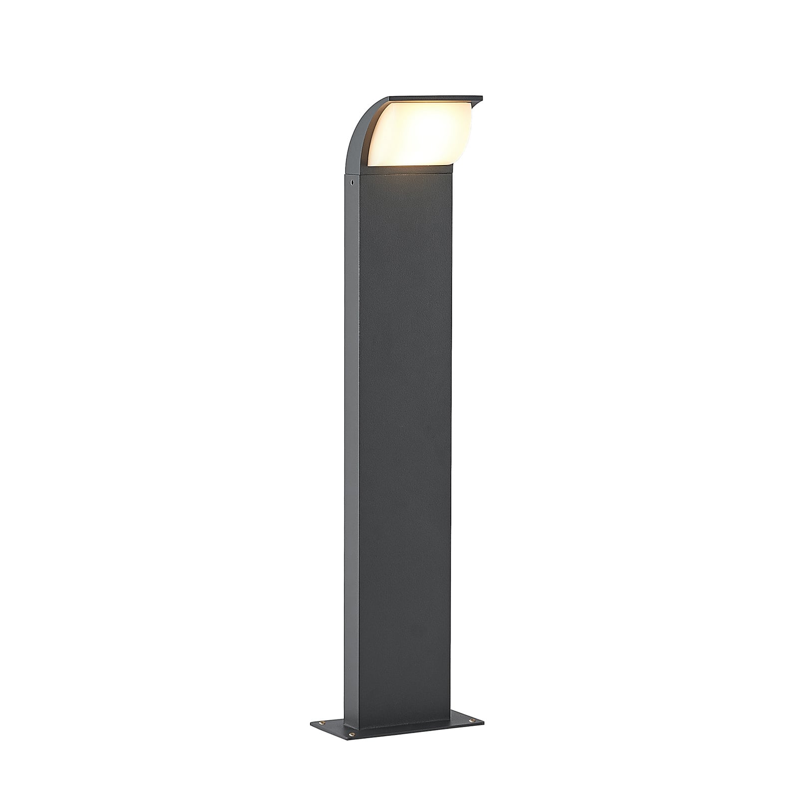 LED stolpelampe Tinna antrasitt 60 cm IP65 nærbilde av materiale