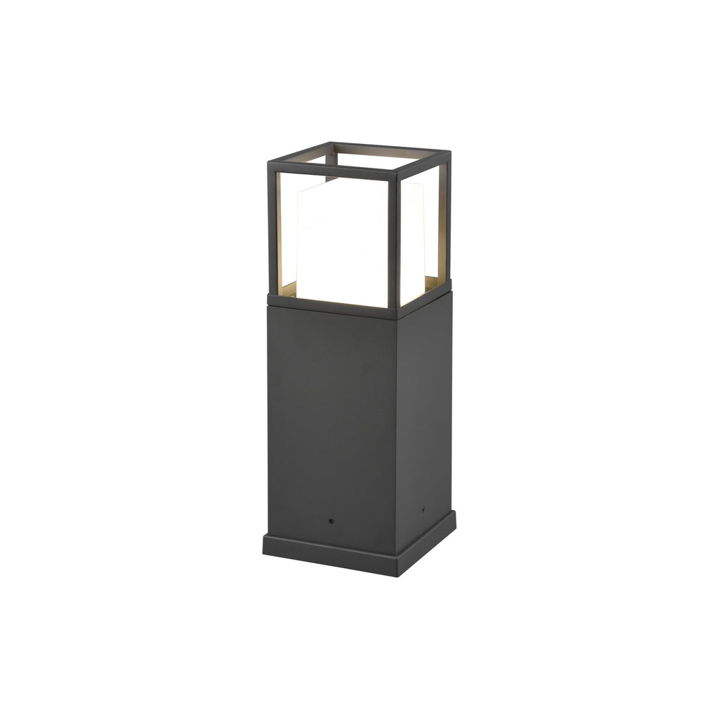 LED stolpelampe Witham antrasitt 40 cm CCT IP54 bakside