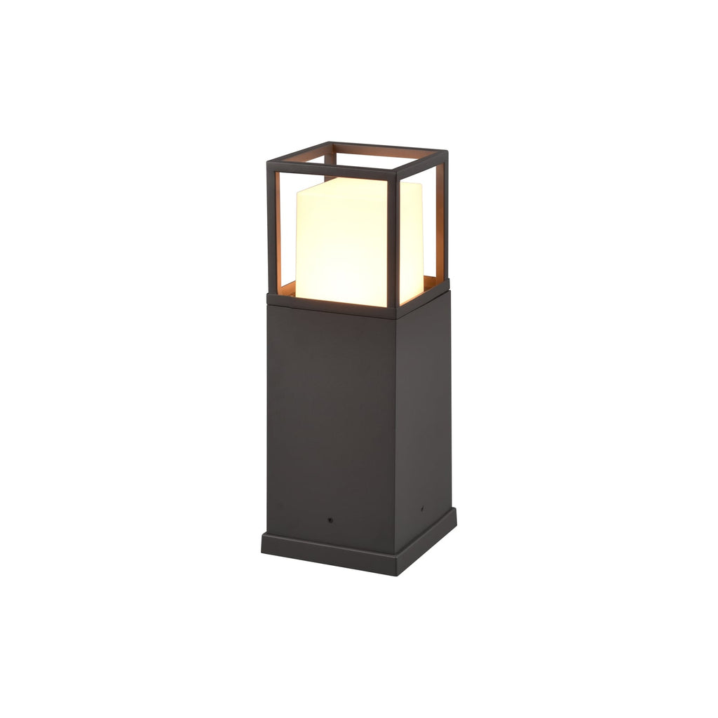 LED stolpelampe Witham antrasitt 40 cm CCT IP54 forfra