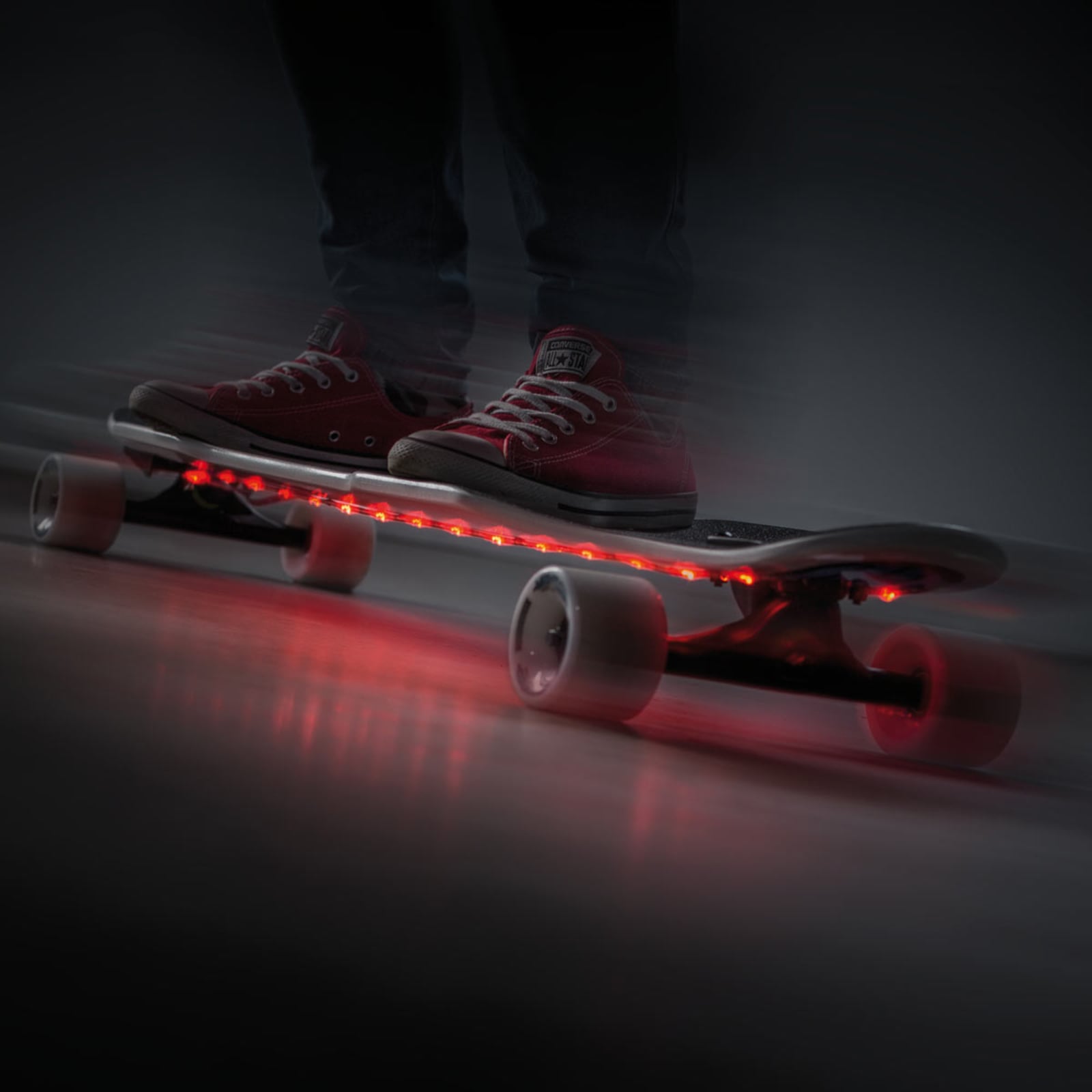 Bakside av LED-stripe batteridrevet RGB fargeskiftende 2x80 cm Paulmann