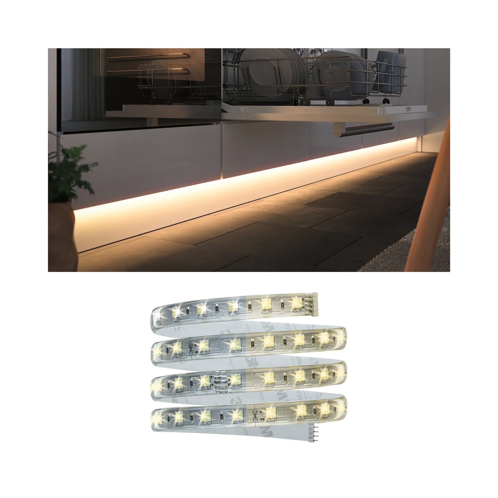 LED-stripe Clever Connect 1m dimbar 2700-6500K 6,5W Paulmann forfra