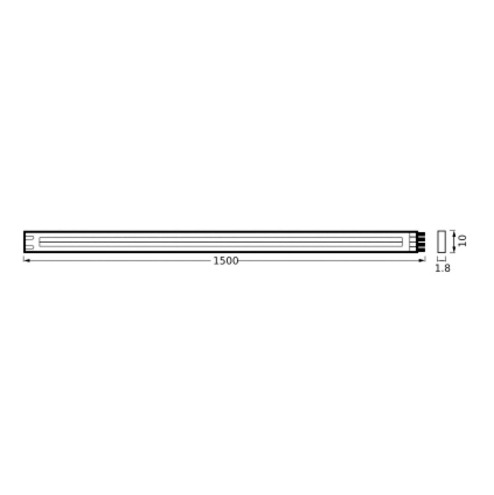 Detalj av LED-stripe COB justerbar fargetemperatur 1,5m 13W dimbar LEDVANCE