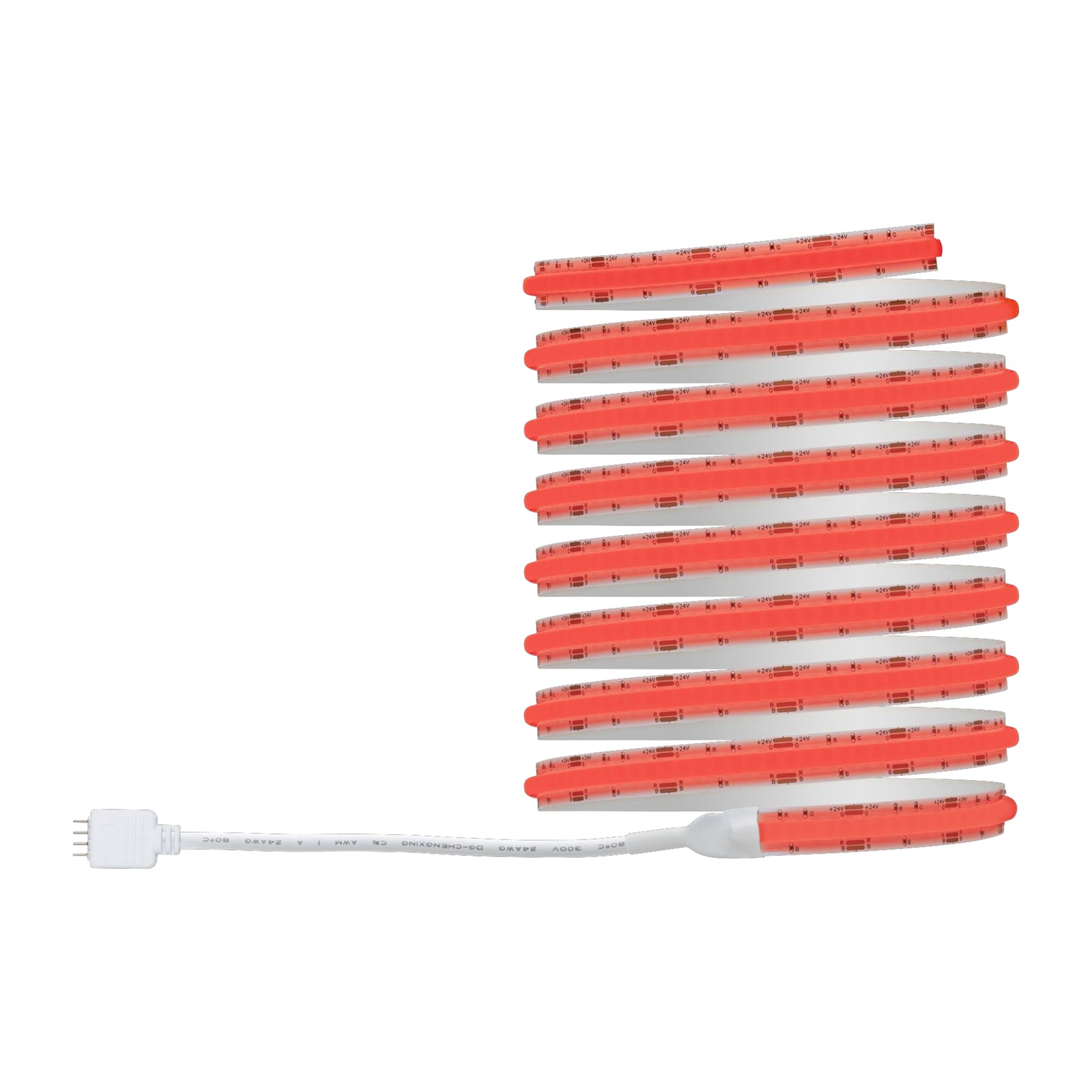 LED-stripe sett COB RGB dimbar 3 m med fjernkontroll - Paulmann detalj av lysdioder