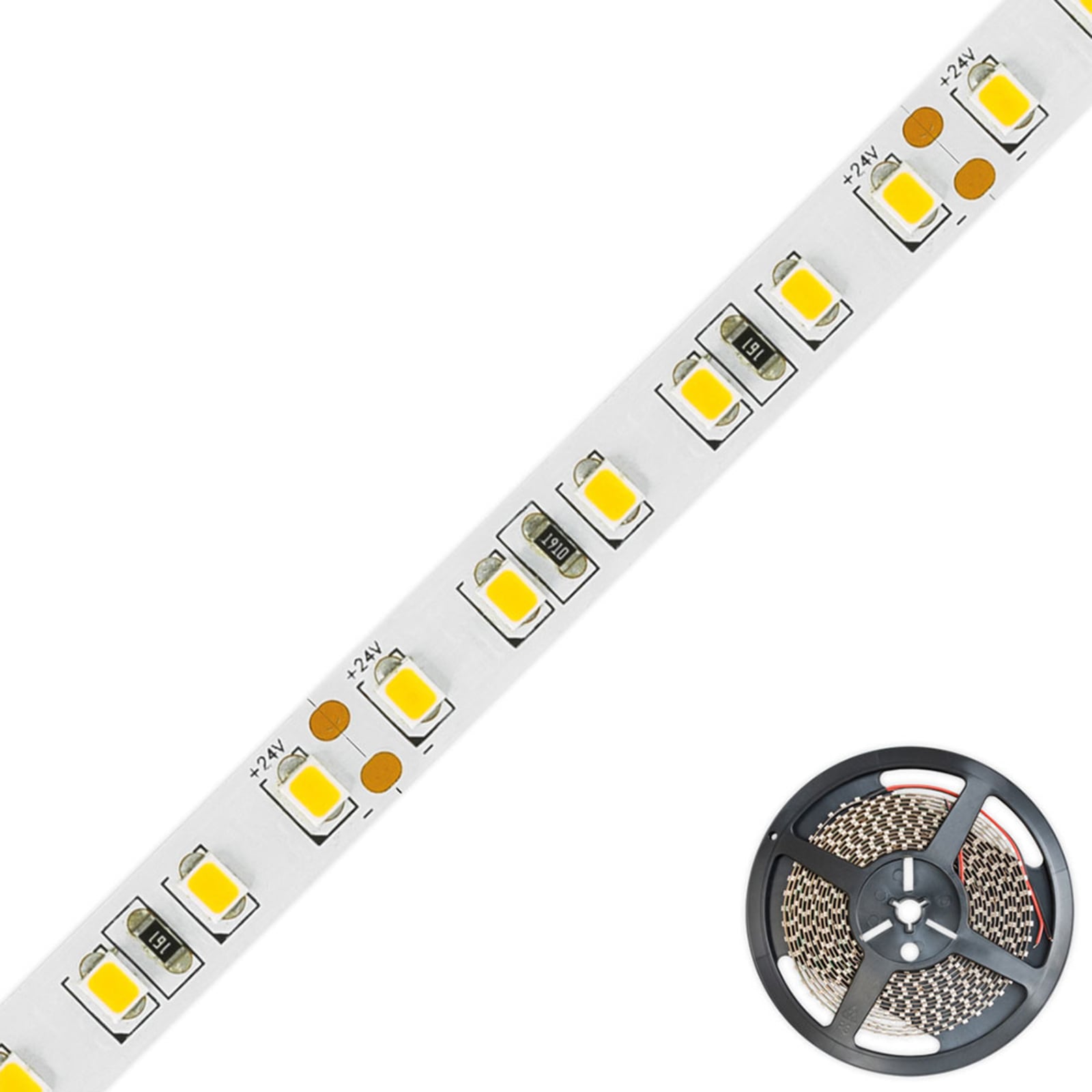 LED-stripe dimbar varmhvit 500 cm 48W 2700K - EVN bakside
