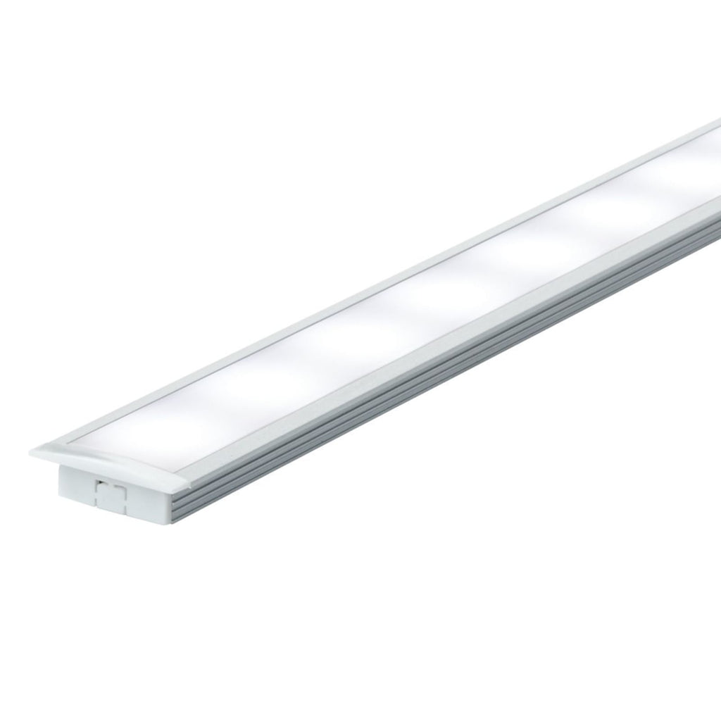 LED-stripe Floor innfellingsprofil aluminium 100 cm - Paulmann forfra