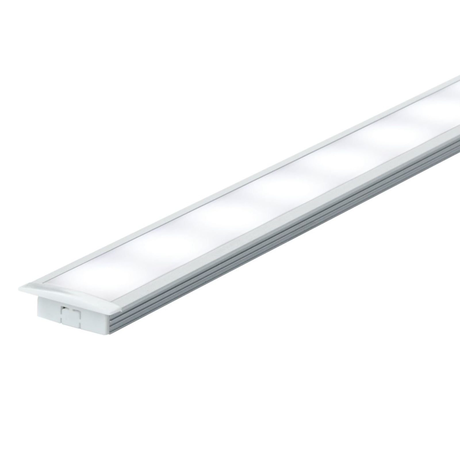 LED-stripe Floor innfellingsprofil aluminium 100 cm - Paulmann forfra