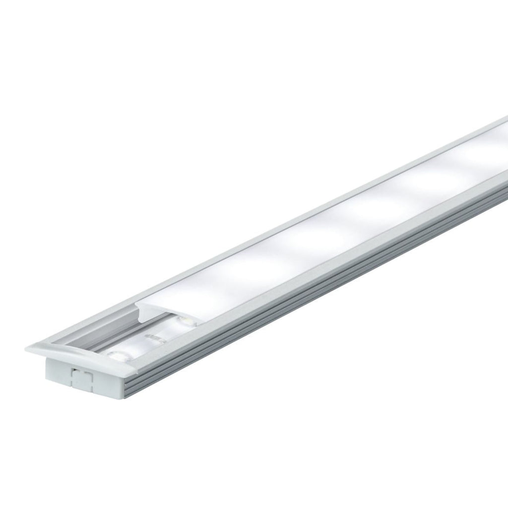 LED-stripe Floor innfellingsprofil aluminium 100 cm - Paulmann montert