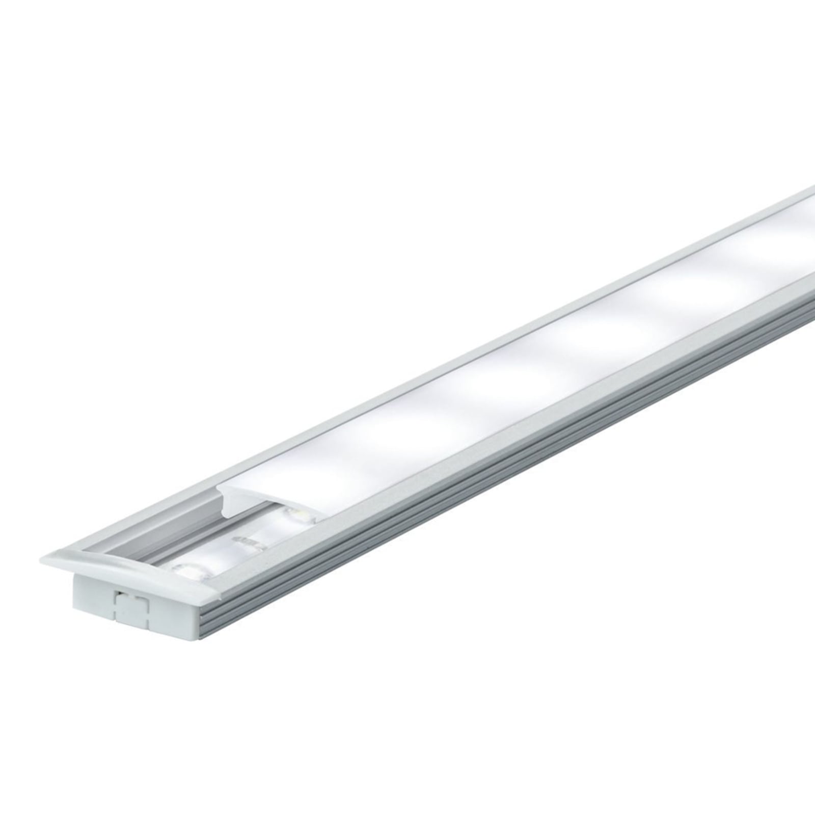 LED-stripe Floor innfellingsprofil aluminium 100 cm - Paulmann montert