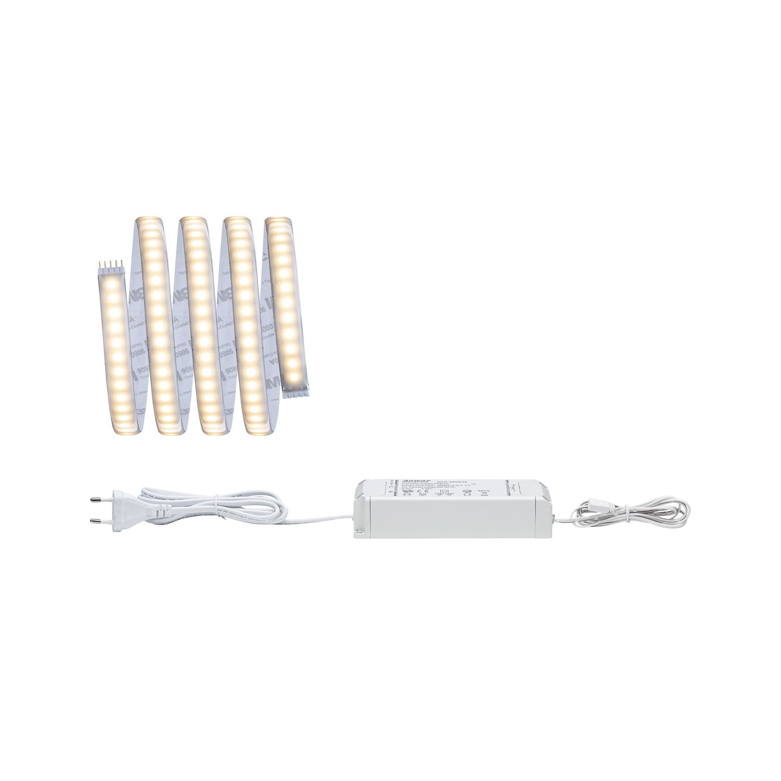 LED-stripe MaxLED 1000 basissett dimbar 1,5m varmhvit forfra