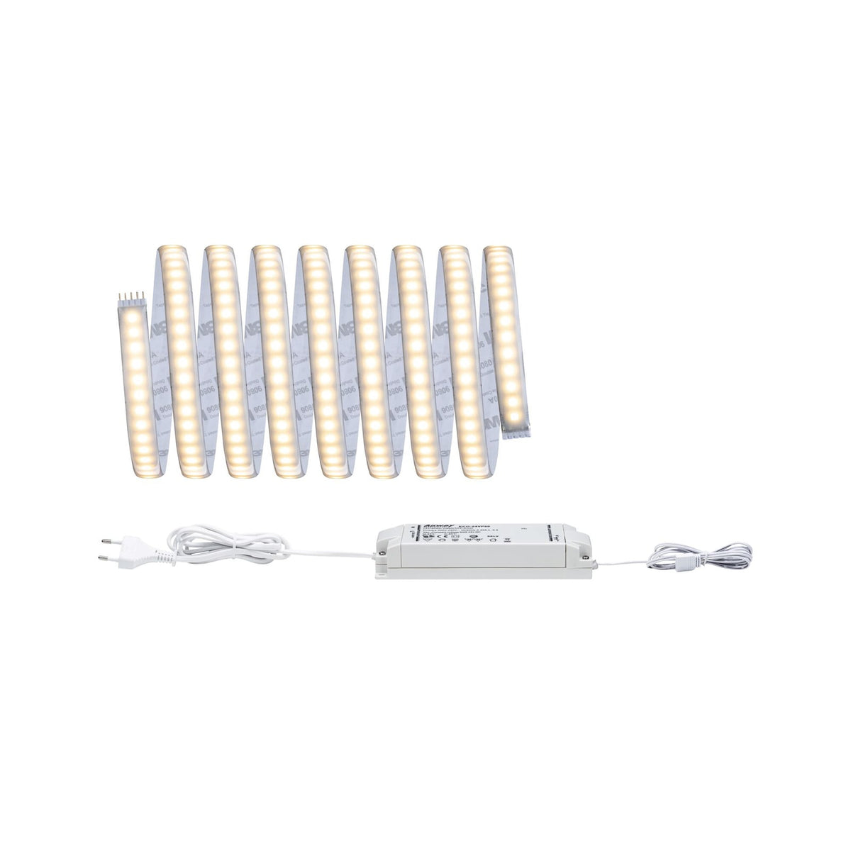 LED-stripe MaxLED 1000 basissett IP44 dimbar 3m varmhvit forfra