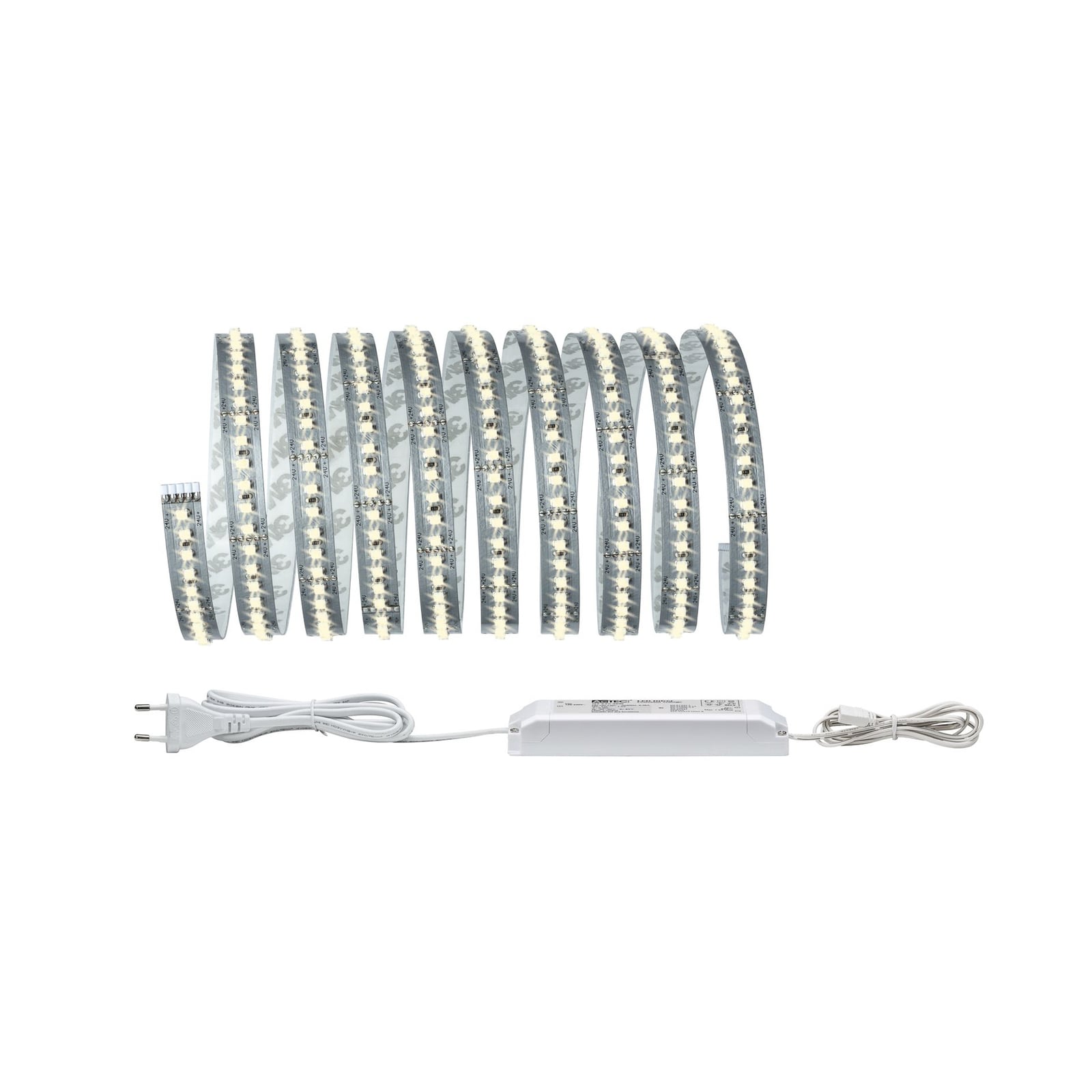 LED-stripe MaxLED 1000 basissett varmhvit 300 cm dimbar forfra