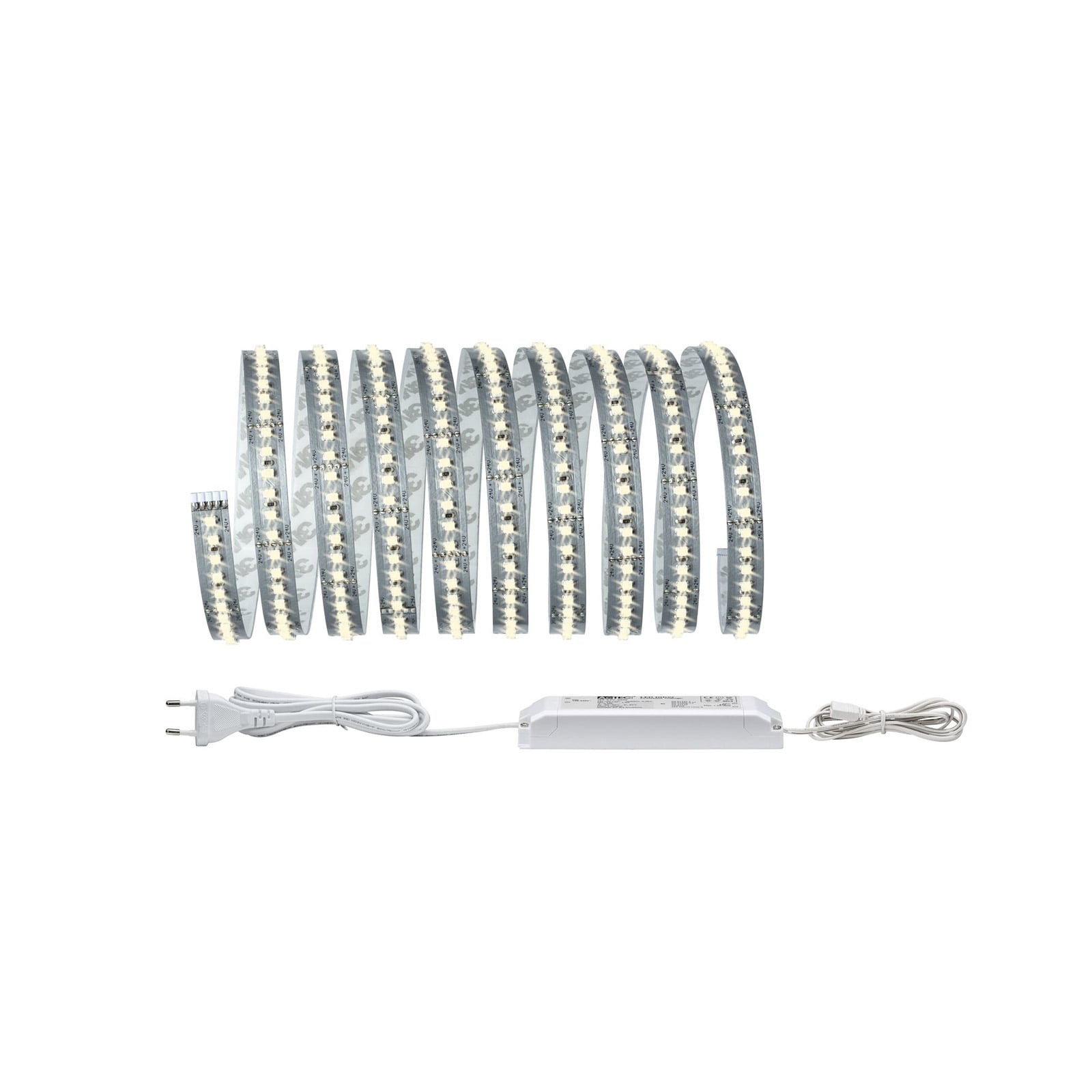LED-stripe MaxLED 1000 basissett varmhvit 300 cm dimbar bakside